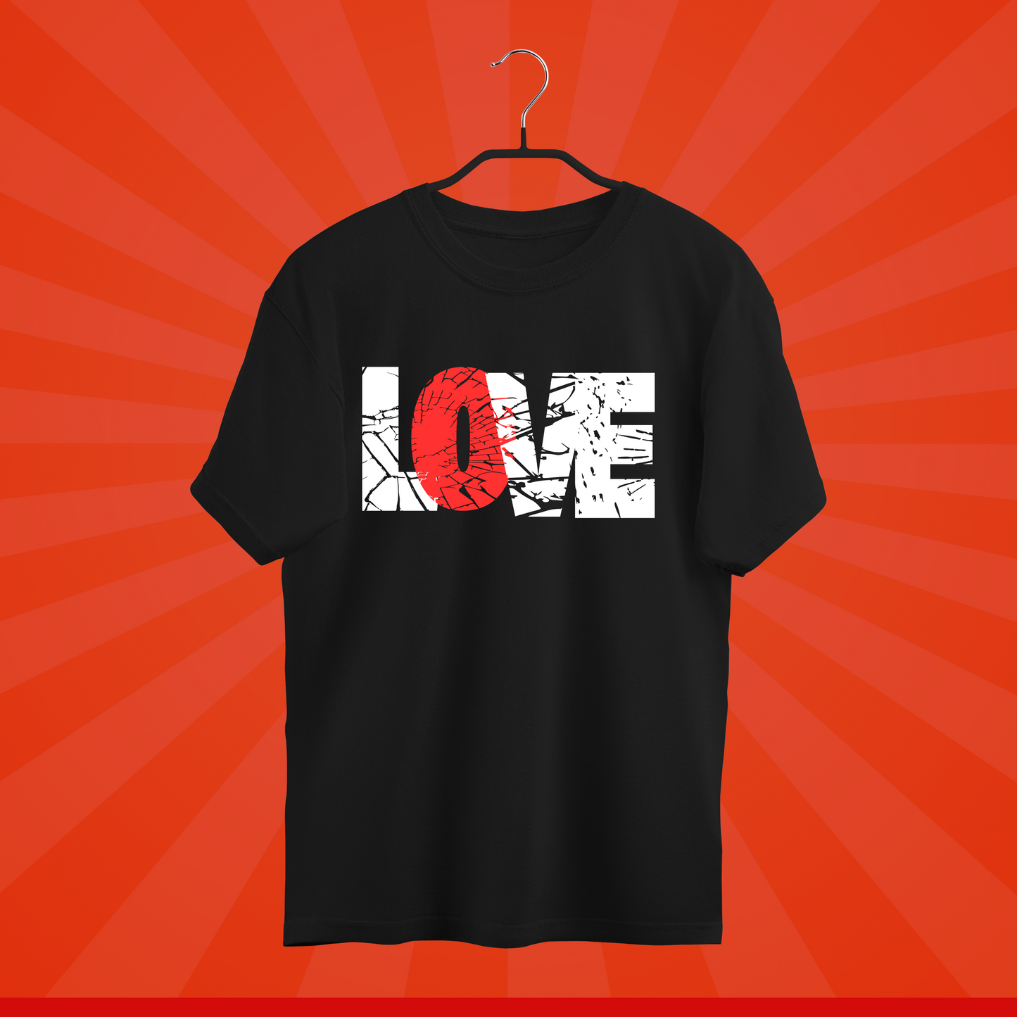 LOVE Black Unisex T-Shirt