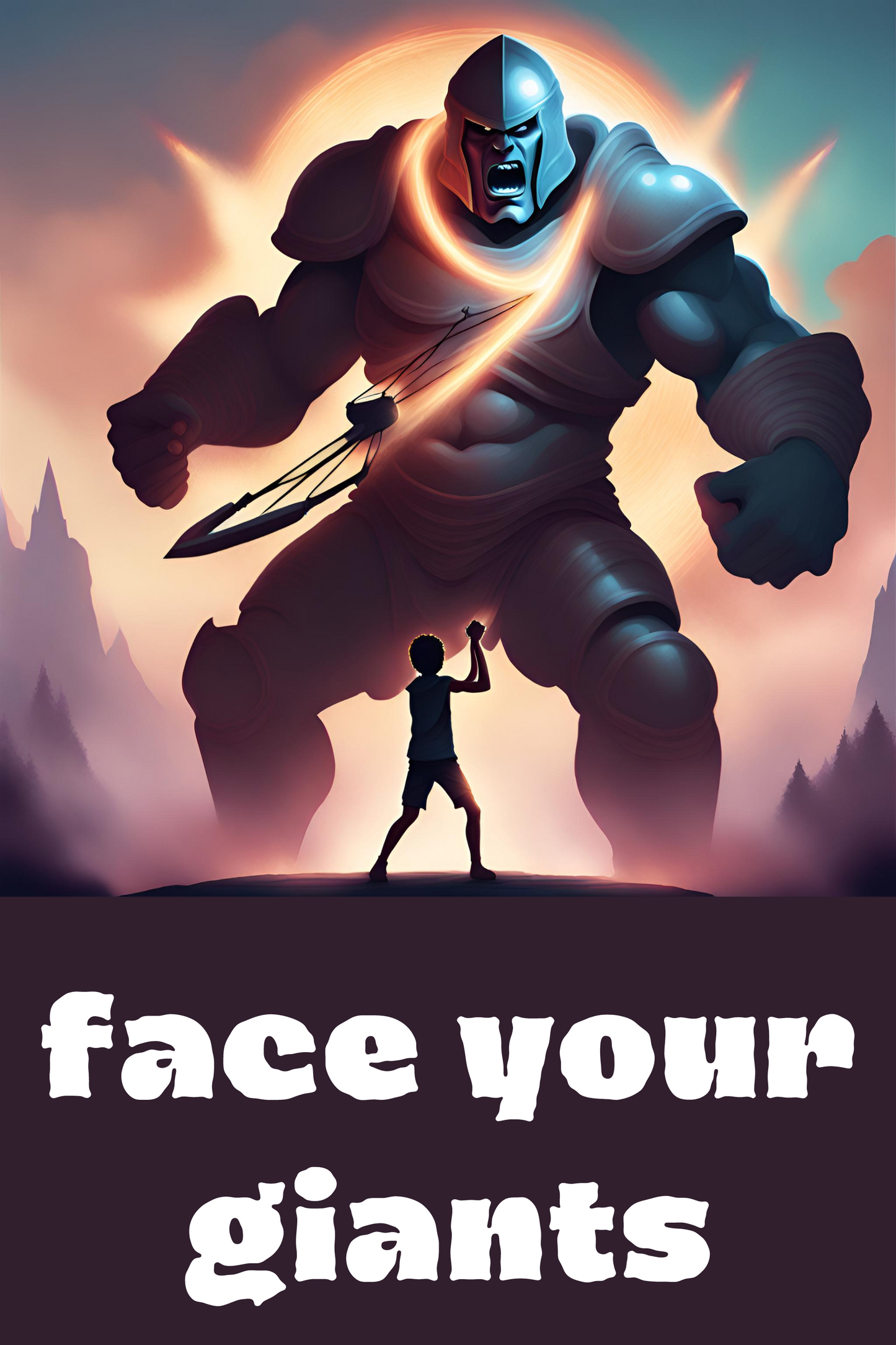 Face Your Giants Printed Poster