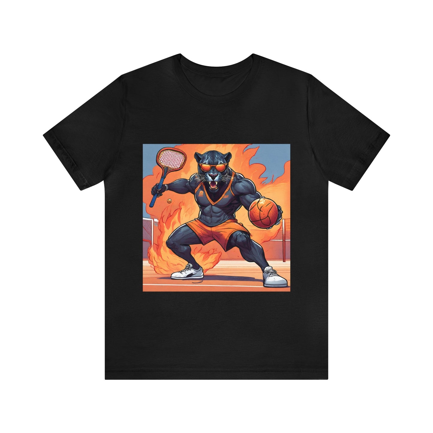 Pickleball T-Shirt - Black Unisex Fit - Soft and Comfortable