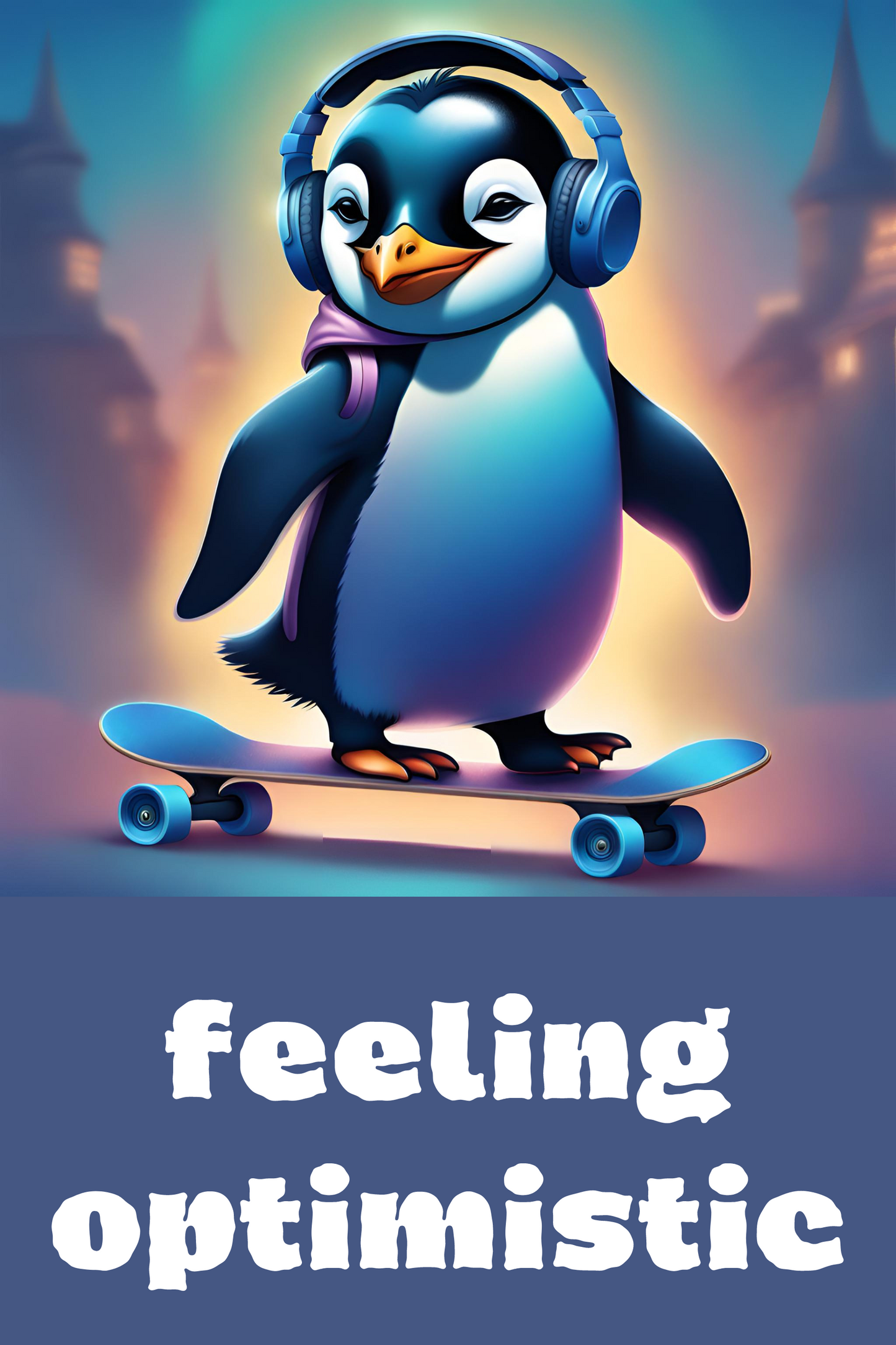 Feeling Optimistic -ver1 Printed Poster