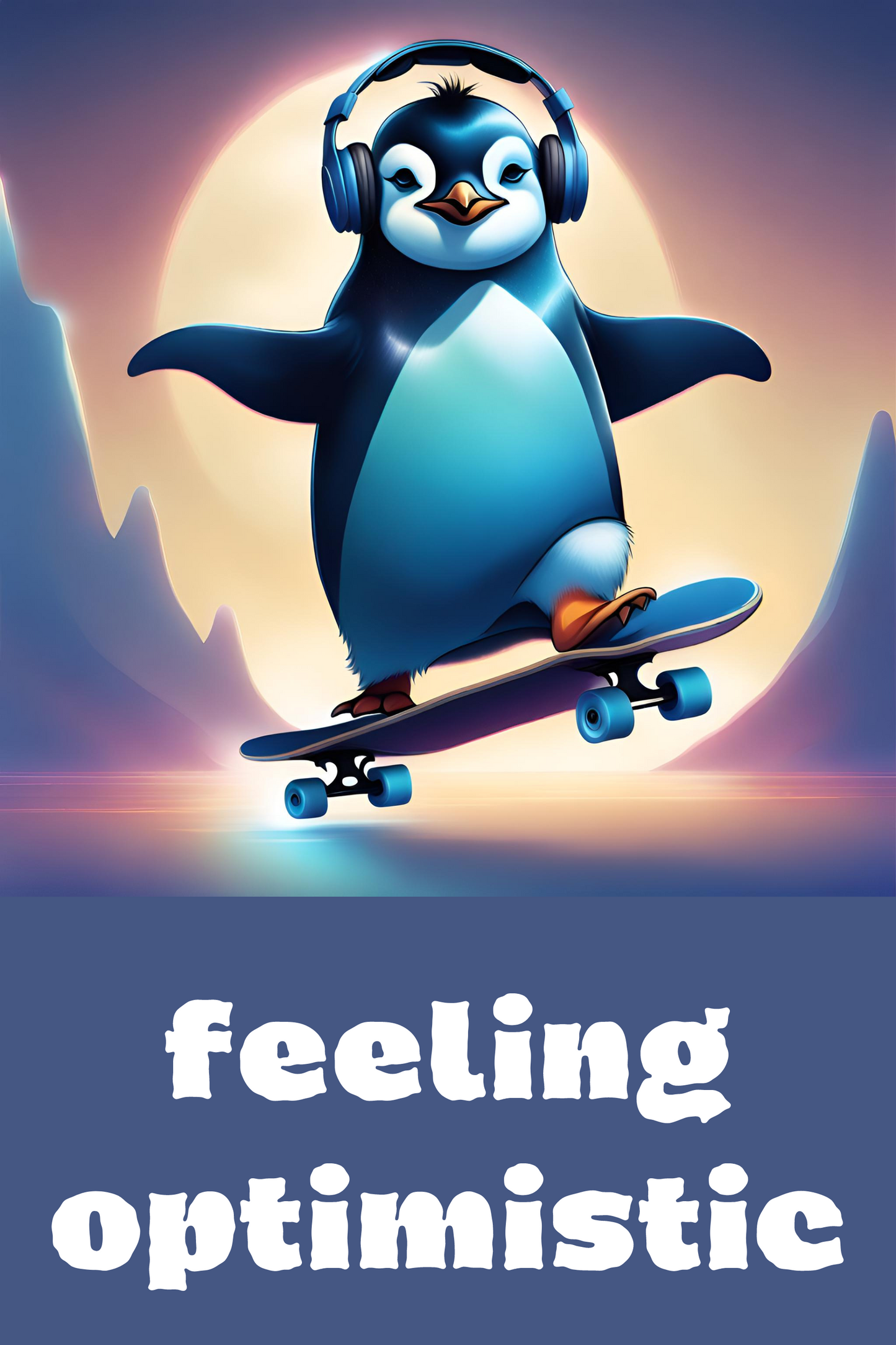 Feeling Optimistic -ver2 Printed Poster