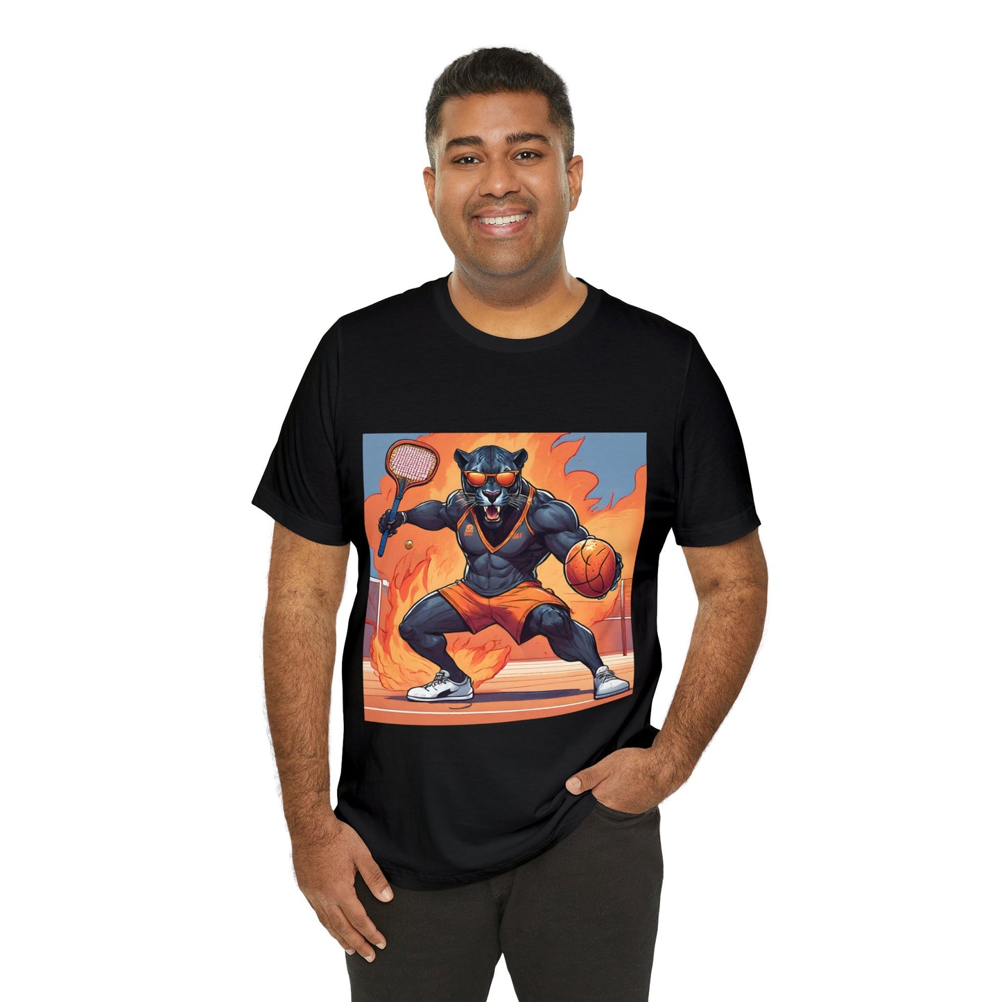 Pickleball T-Shirt - Black Unisex Fit - Soft and Comfortable