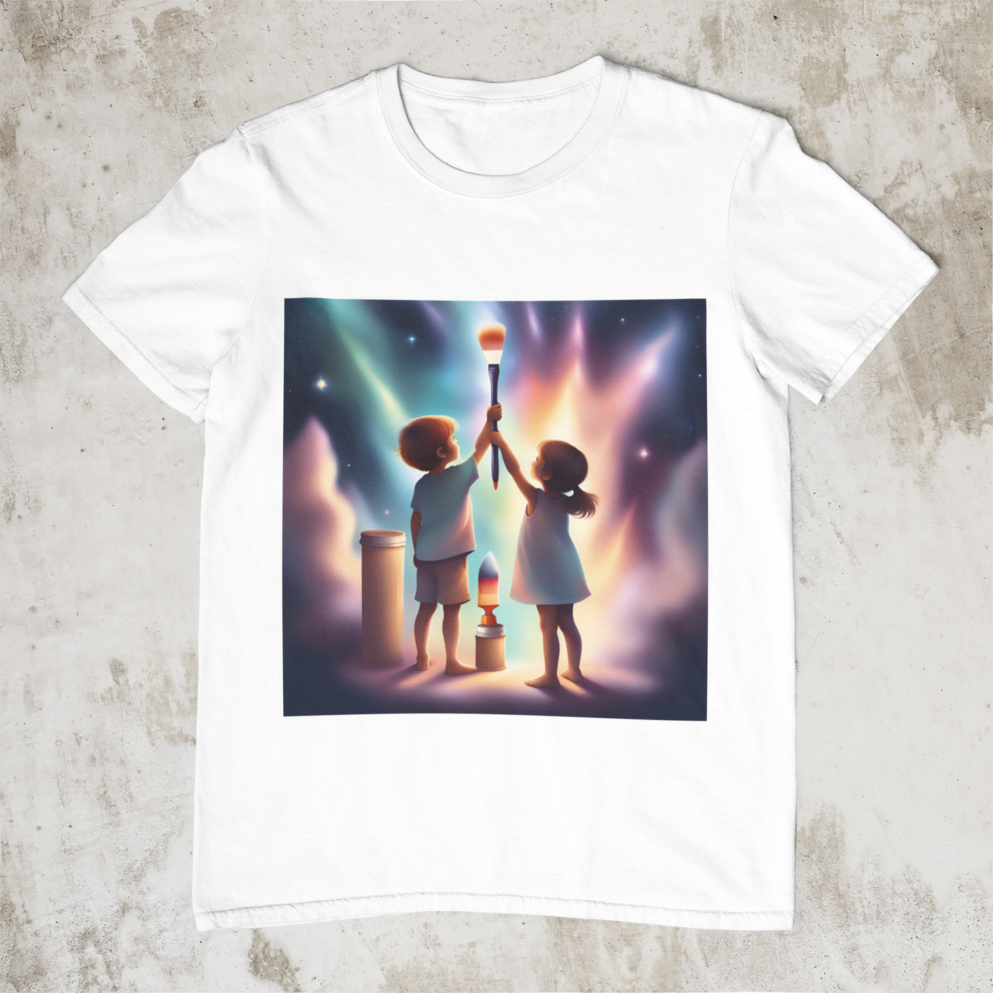 Painting the galaxy Tee