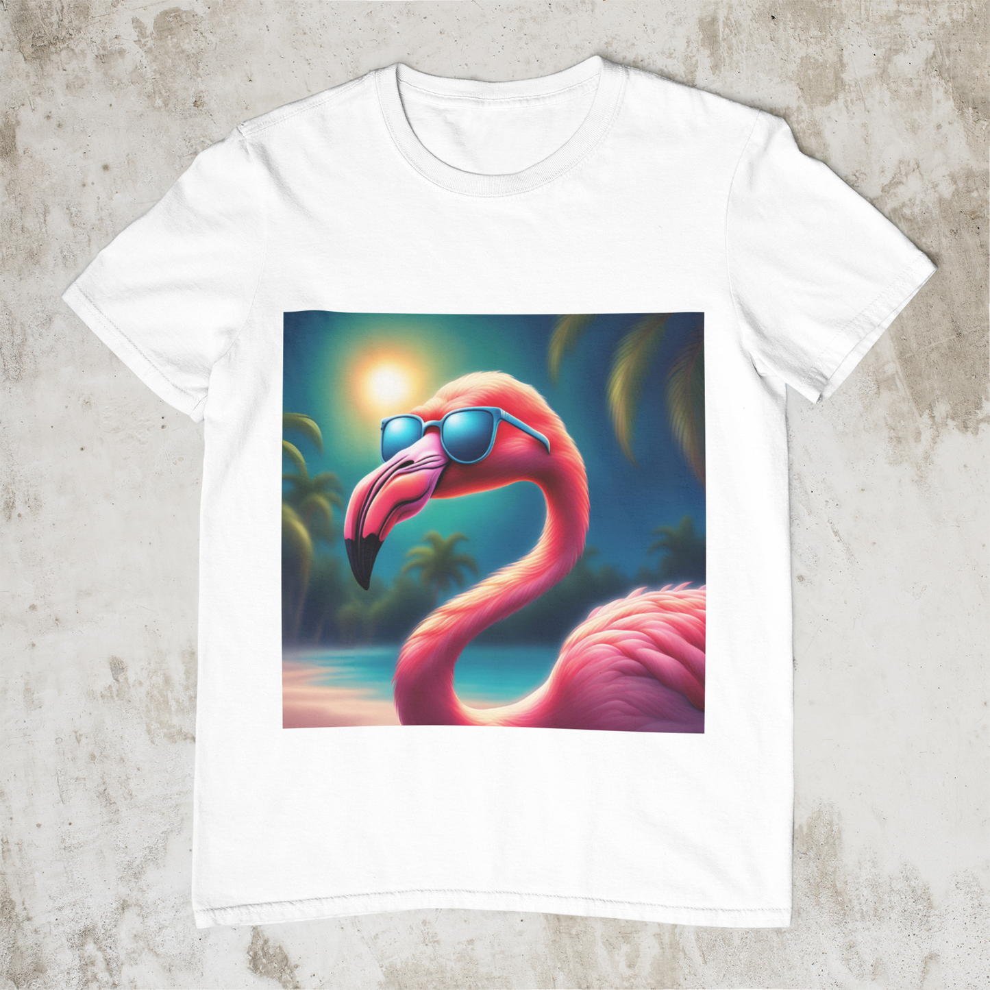 Flashy Flamingo Tee