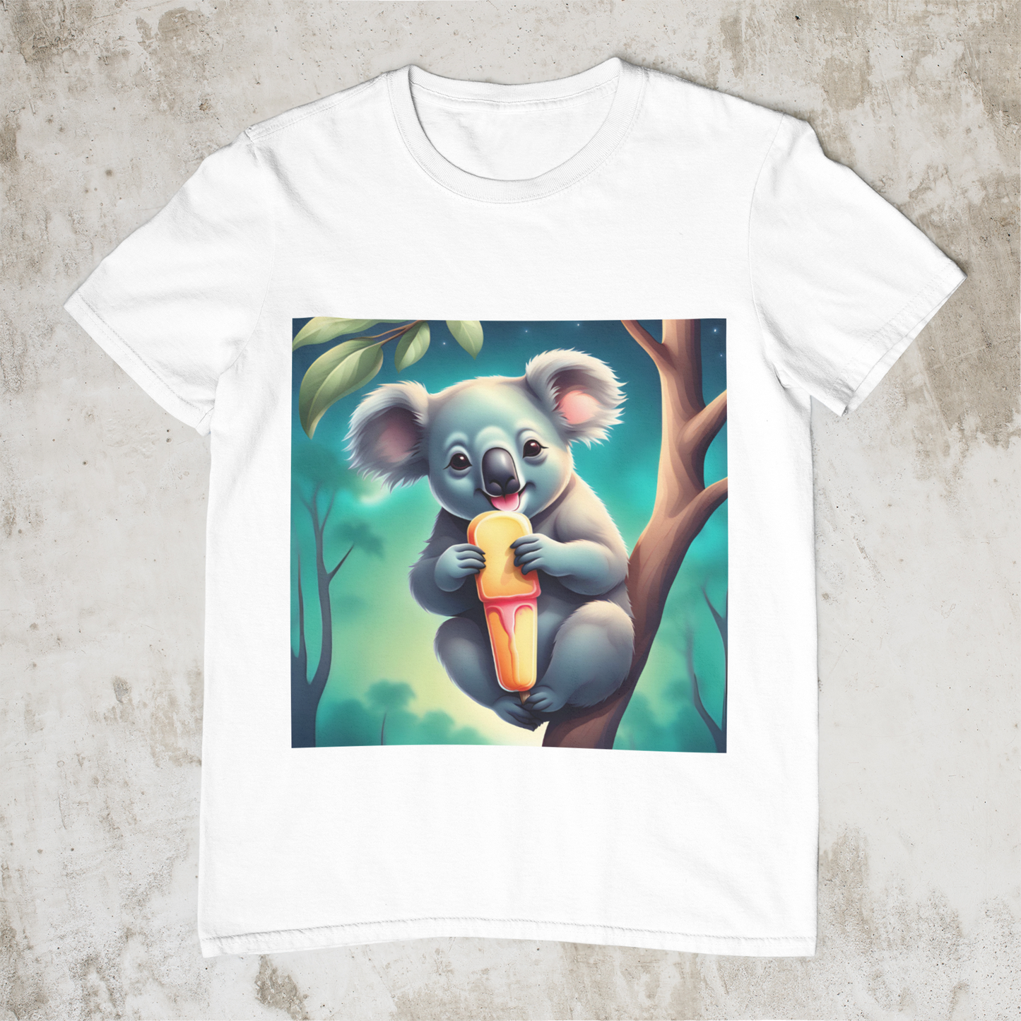 Koala eating popsicle Tee