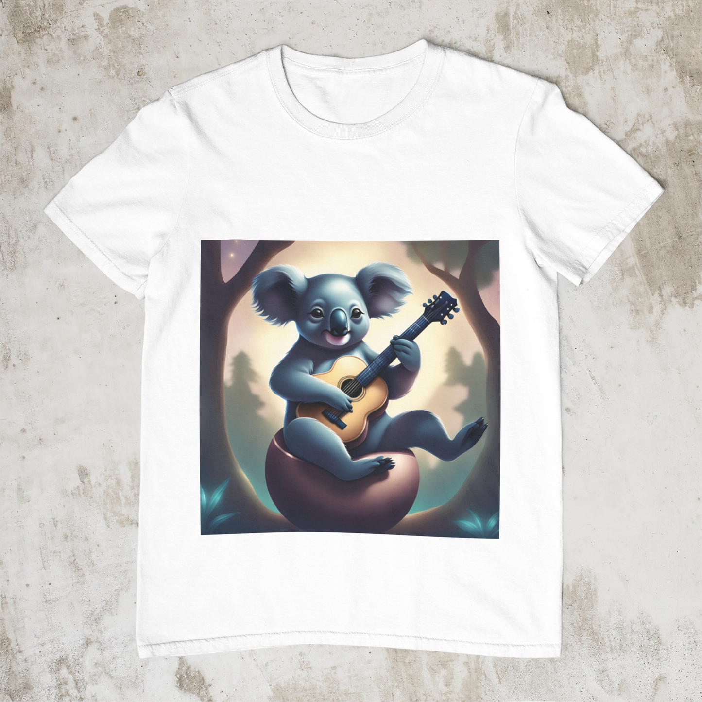 Koala Playing Guitar Tee