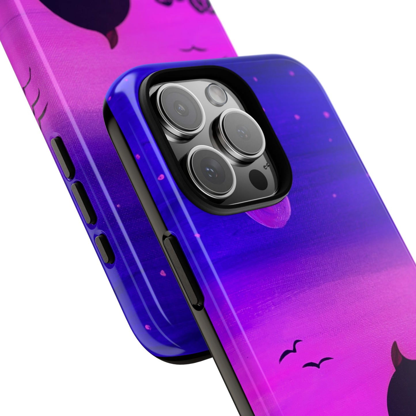 Original Hand Painted Artwork - Dolphin Moon Light  Tough Phone Case — iPhone 16 and 17