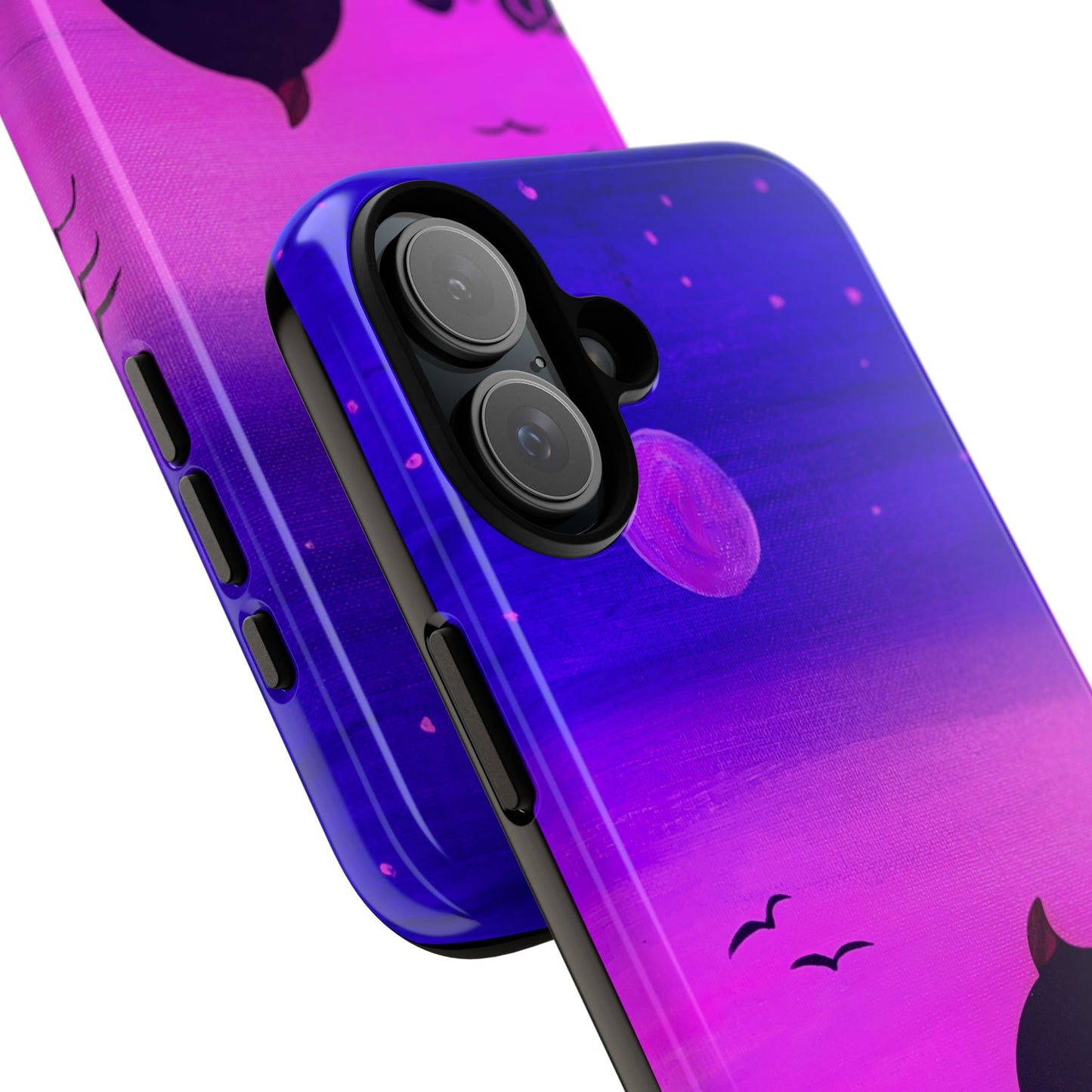 Original Hand Painted Artwork - Dolphin Moon Light  Tough Phone Case — iPhone 16 and 17