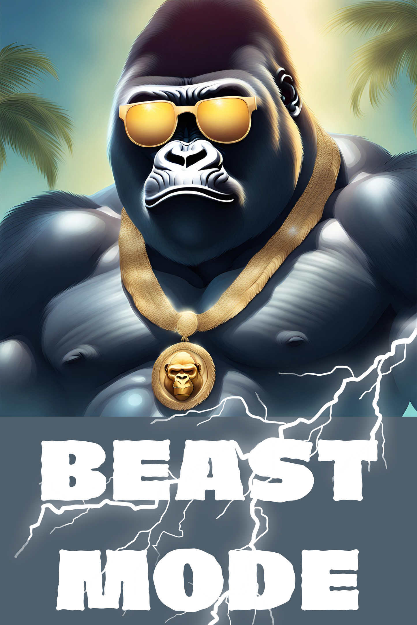 Beast Mode Ver2 Printed Poster