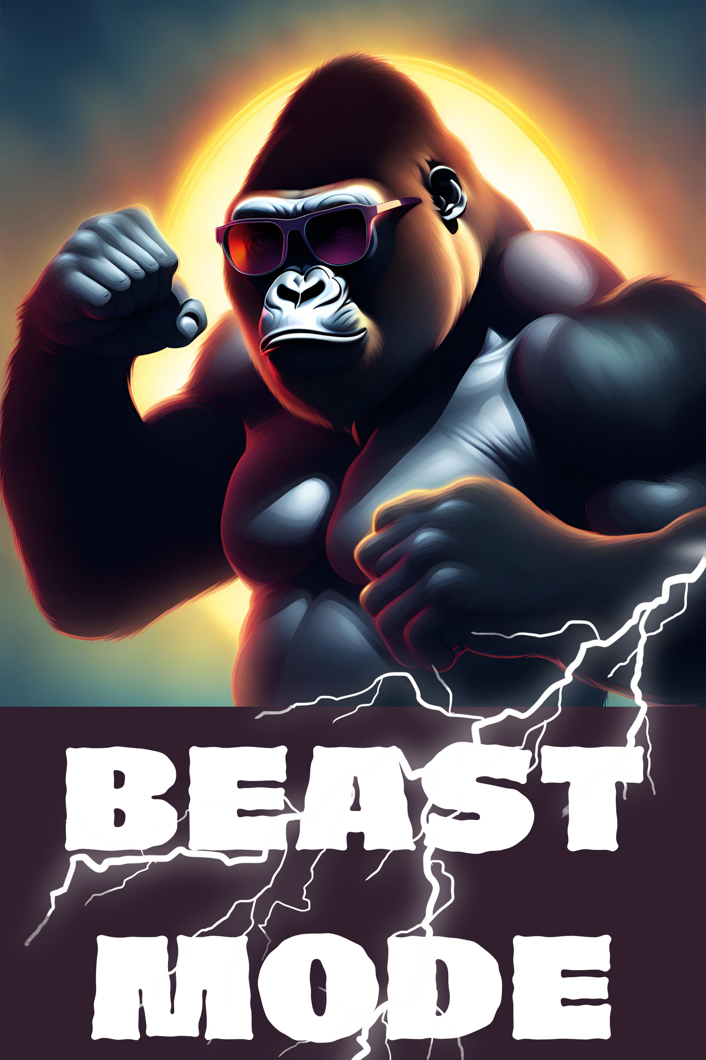 Beast Mode Ver3 Printed Poster