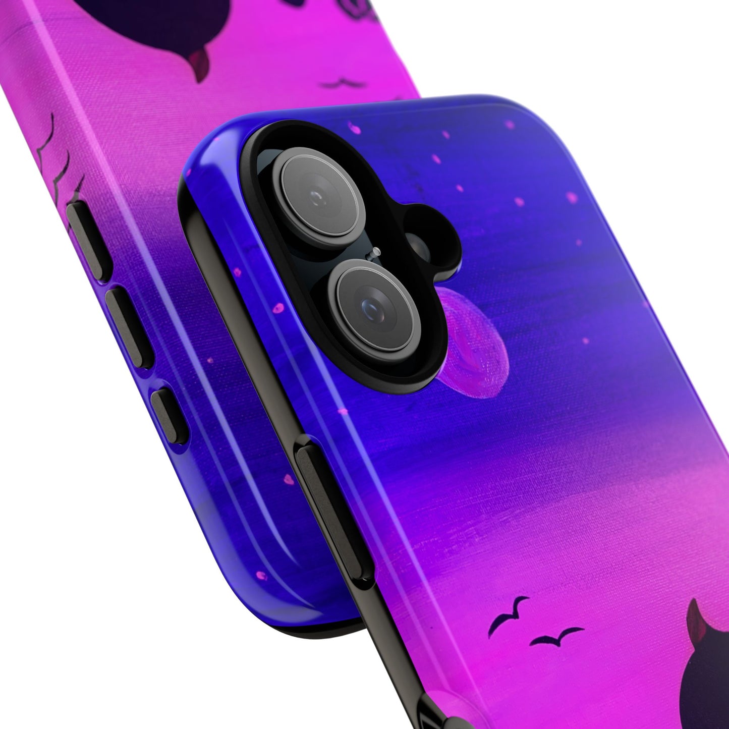 Original Hand Painted Artwork - Dolphin Moon Light  Tough Phone Case — iPhone 16 and 17