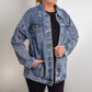 I'm Gonna Have a Good Day - Oversized Women's Denim Jacket