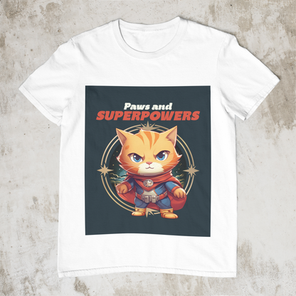 Paws and Super Powers Tee